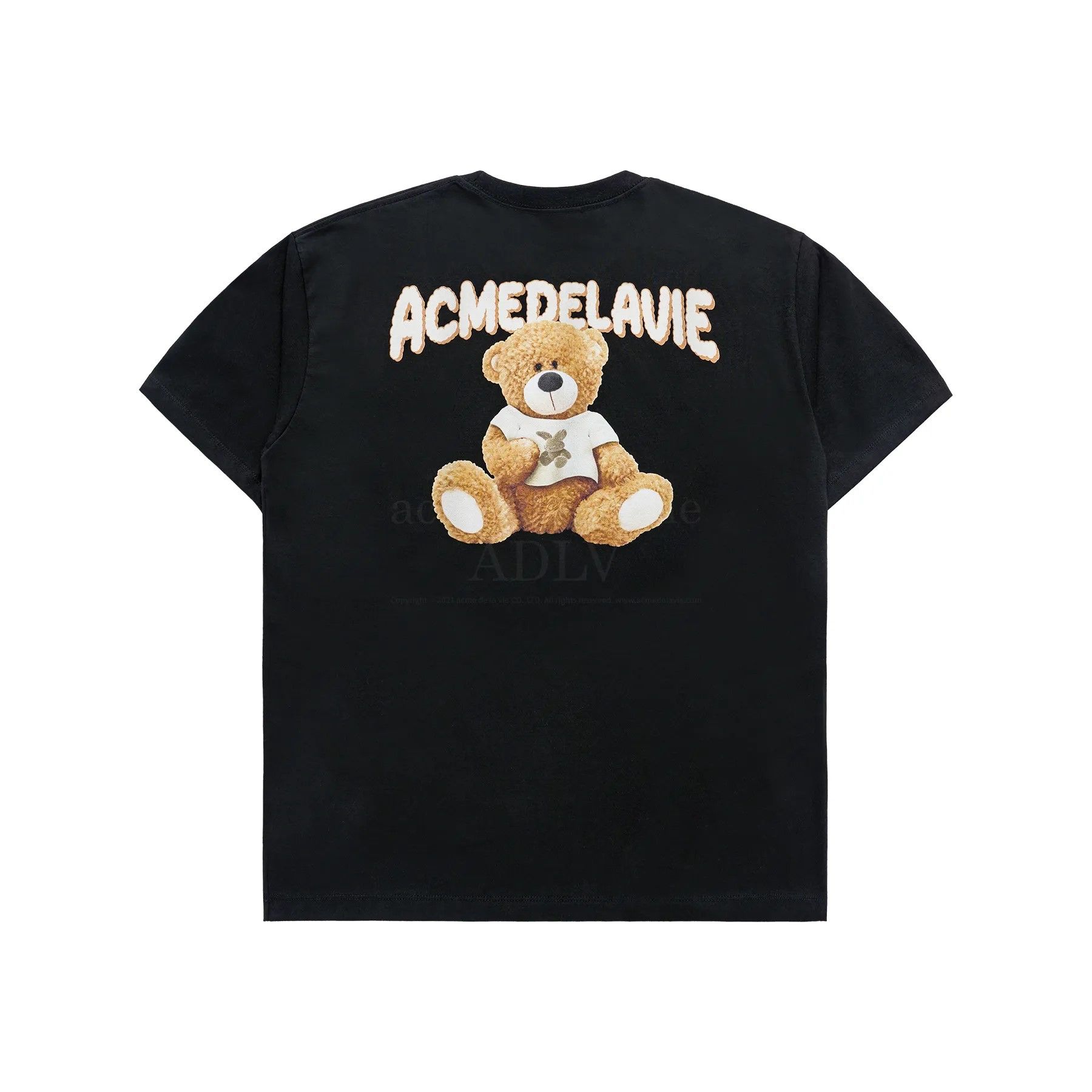 Áo thun ADLV - Acmé de la vie Rabbit Bear Black