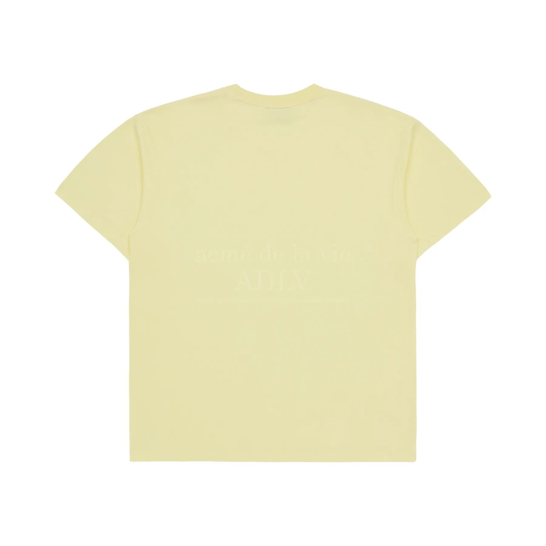 Áo thun Acmé de la vie - ADLV Halftone Dot Fuzzy Rabbit Yellow