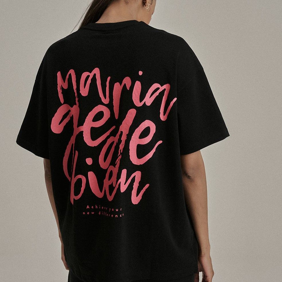 Áo thun Mariagedebien (MGDB) - Black/Red T-shirt
