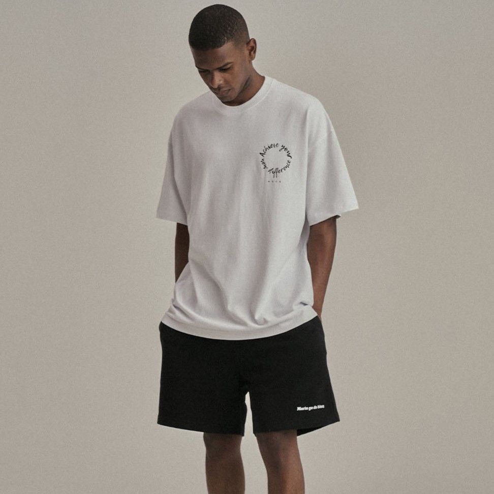 Áo thun Mariagedebien (MGDB) - White/Black T-shirt