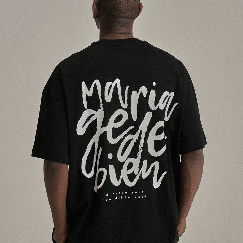 Áo thun Mariagedebien (MGDB) - Black/White T-shirt