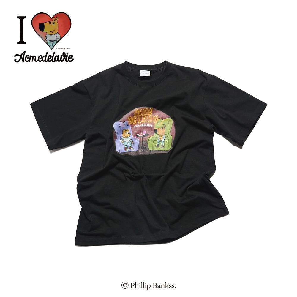 Áo thun ADLV - Acmédelavie Chill Guy AC Bear Chill Guy Short Sleeve T-Shirt