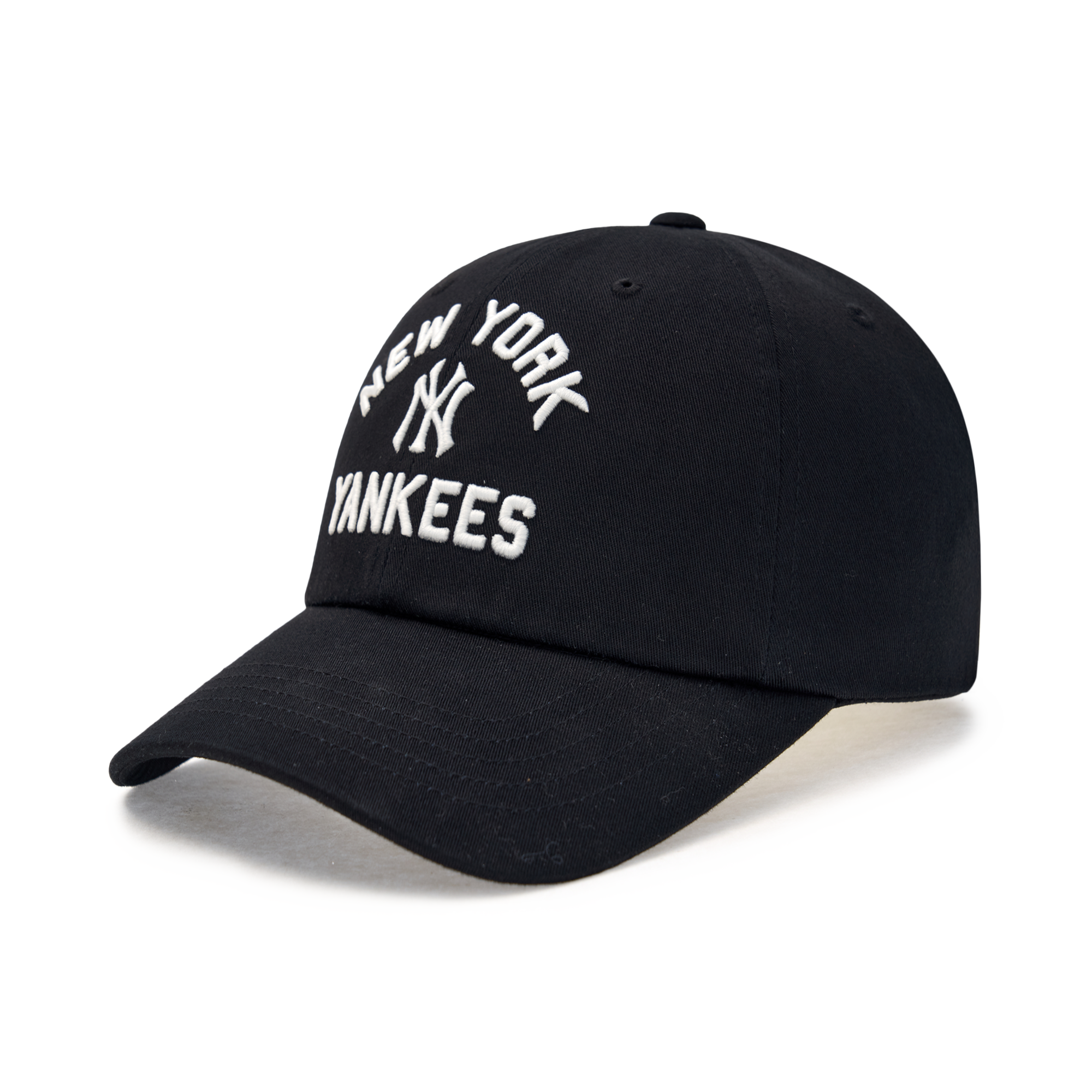 Nón MLB Korea - Varsity Lettering Unstructured Ball Cap NY Yankees - 3ACPV065N-50BKS