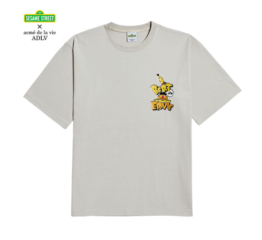 Áo thun - Acmé de la vie - ADLV SESAME STREET X 아크메드라비 DRAWING T-SHIRT