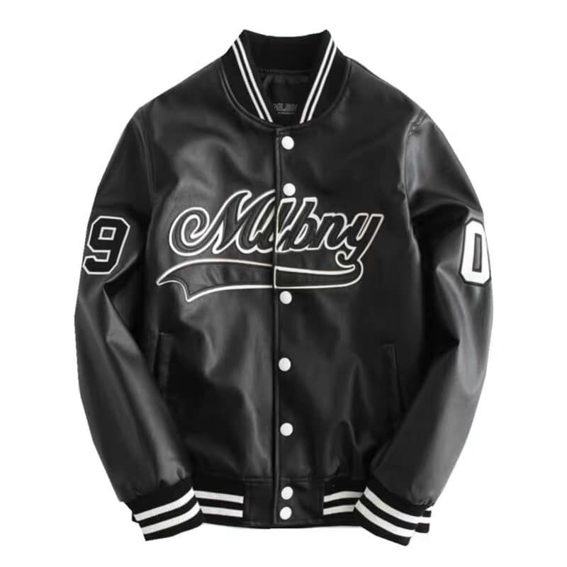 Áo khoác bóng chày MLBNY - Da - NY8LTB