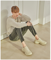 Giày Domba Moonlake Off White - H-9216