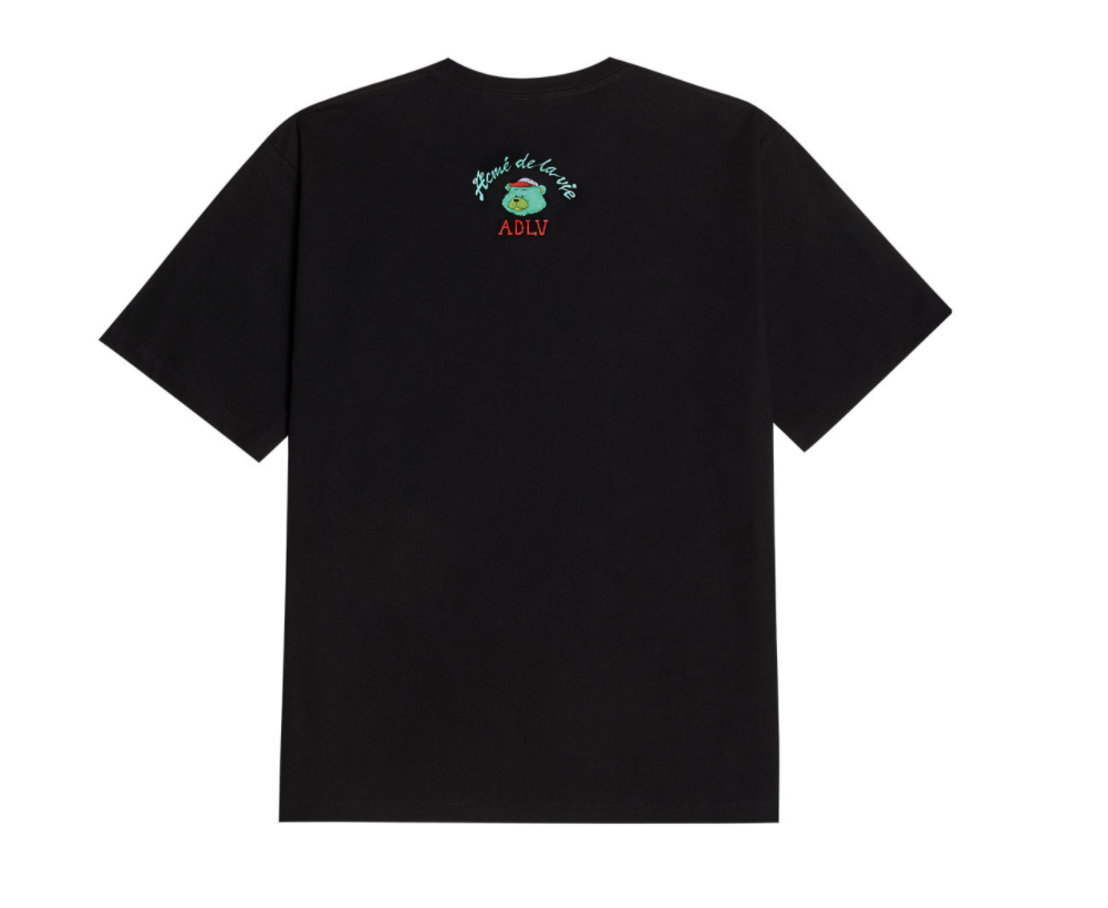 Áo thun - ADLV - Acmé de la vie - ADLV GREEN BEAR SHORT SLEEVE T-SHIRT BLACK