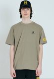  Áo Thun BEENTRILL - TAPING Logo OverFit Short Sleeve T-shirt / Khaki 
