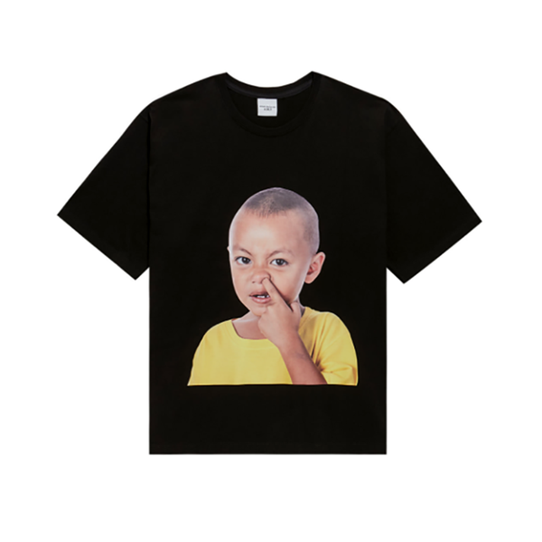 Áo ADLV Baby Face Short Sleeve Black Yellow T-Shirts