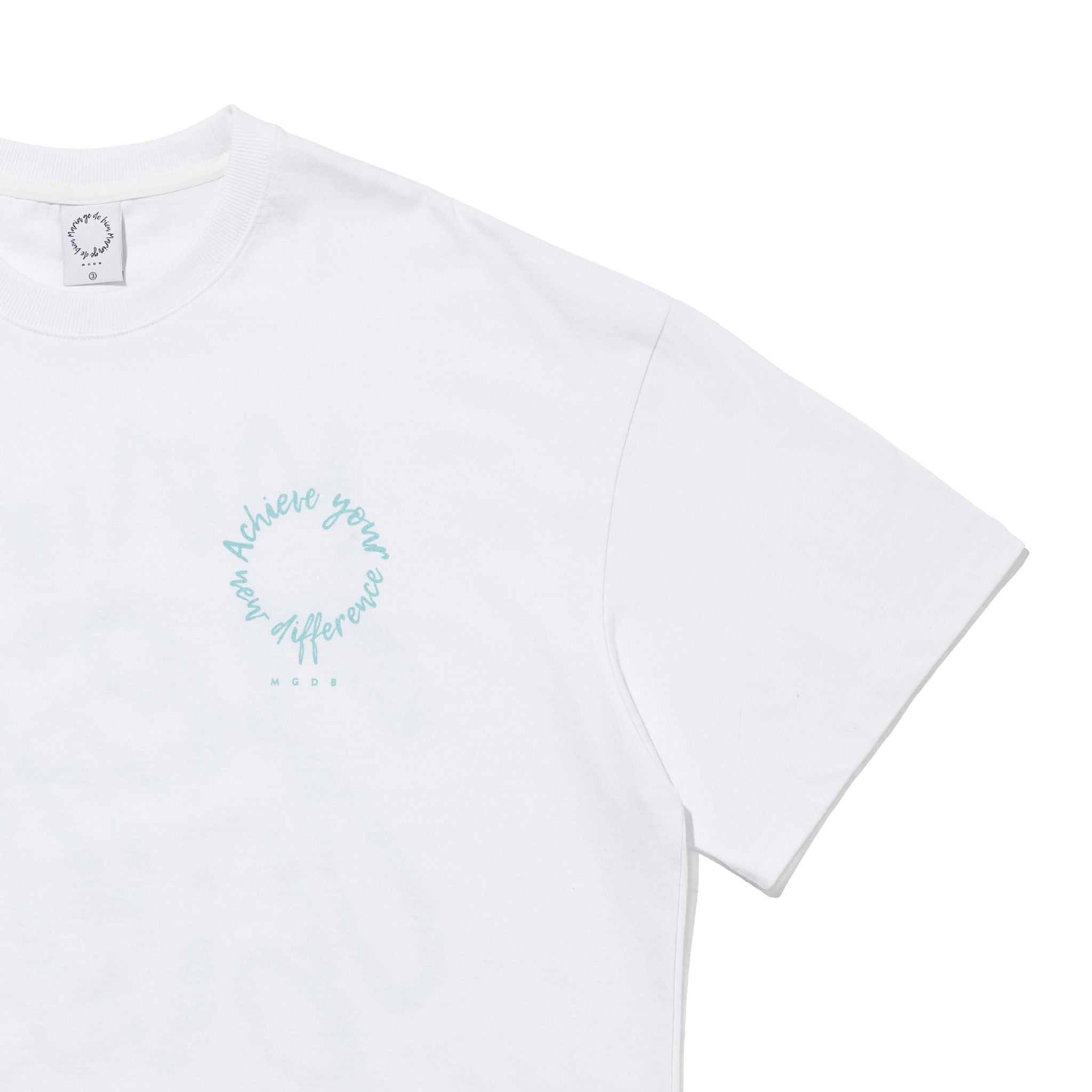 Áo thun Mariagedebien (MGDB) - White/Mint T-shirt