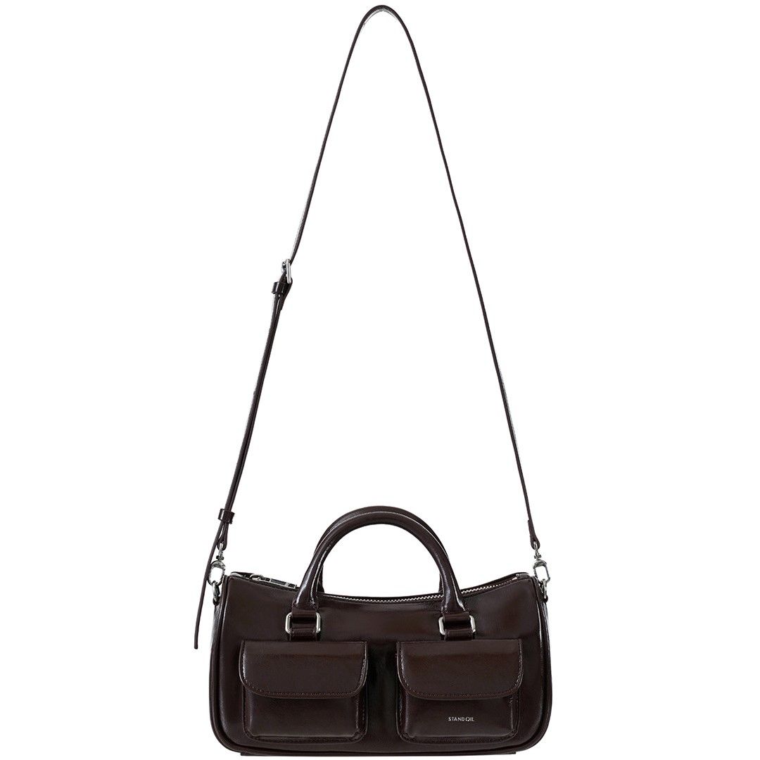 Túi Xách Stand Oil - Chubby Half Bag Marron