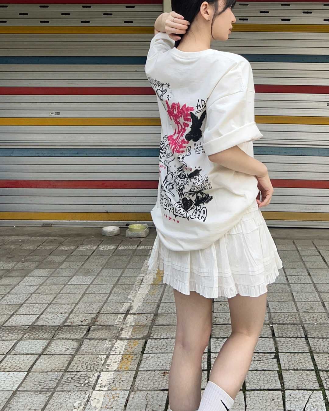 Áo thun ADLV - Acmé de la vie Universe Alien Short Sleeve T-shirt