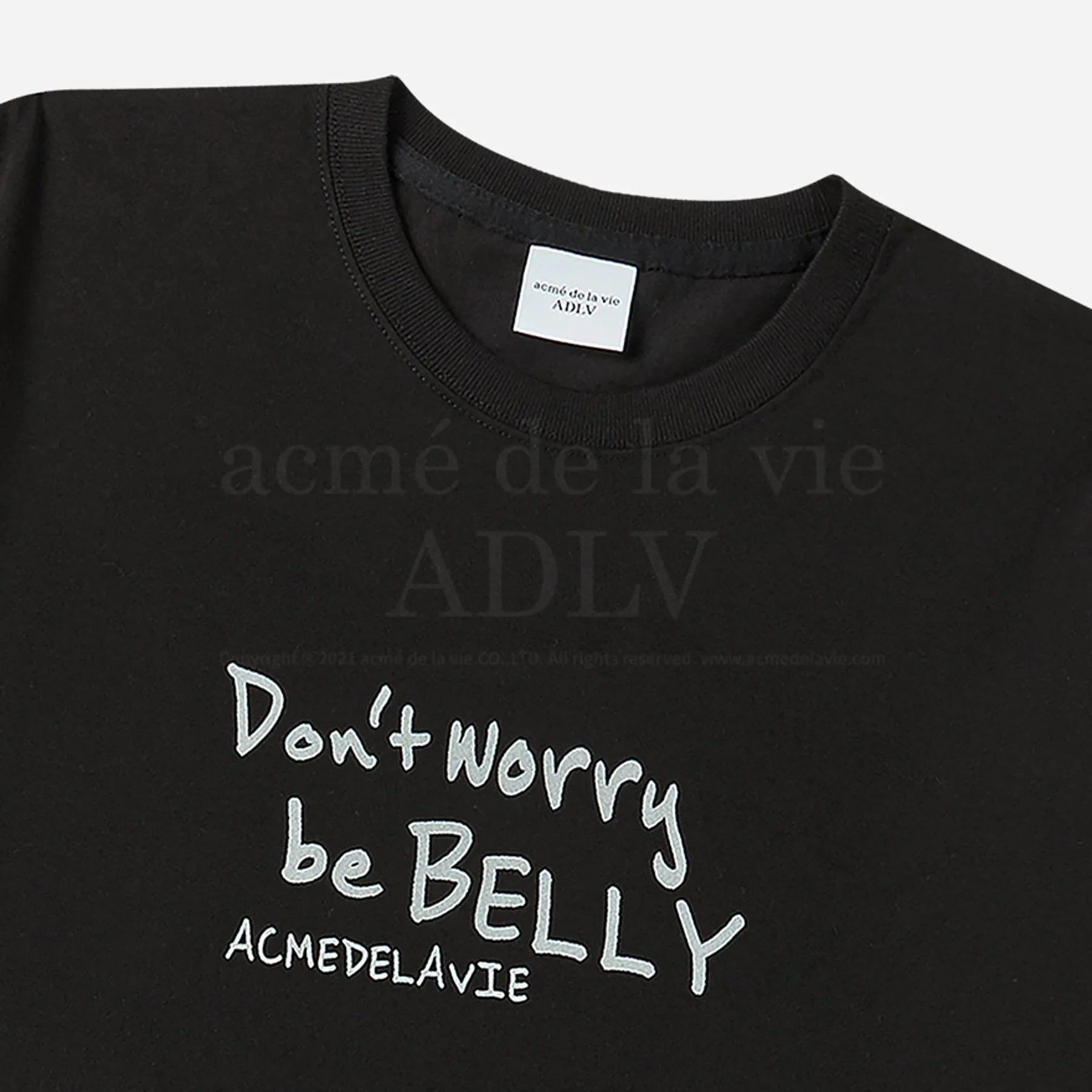 Áo thun ADLV - Acmé de la vie Rabbit Belly Black