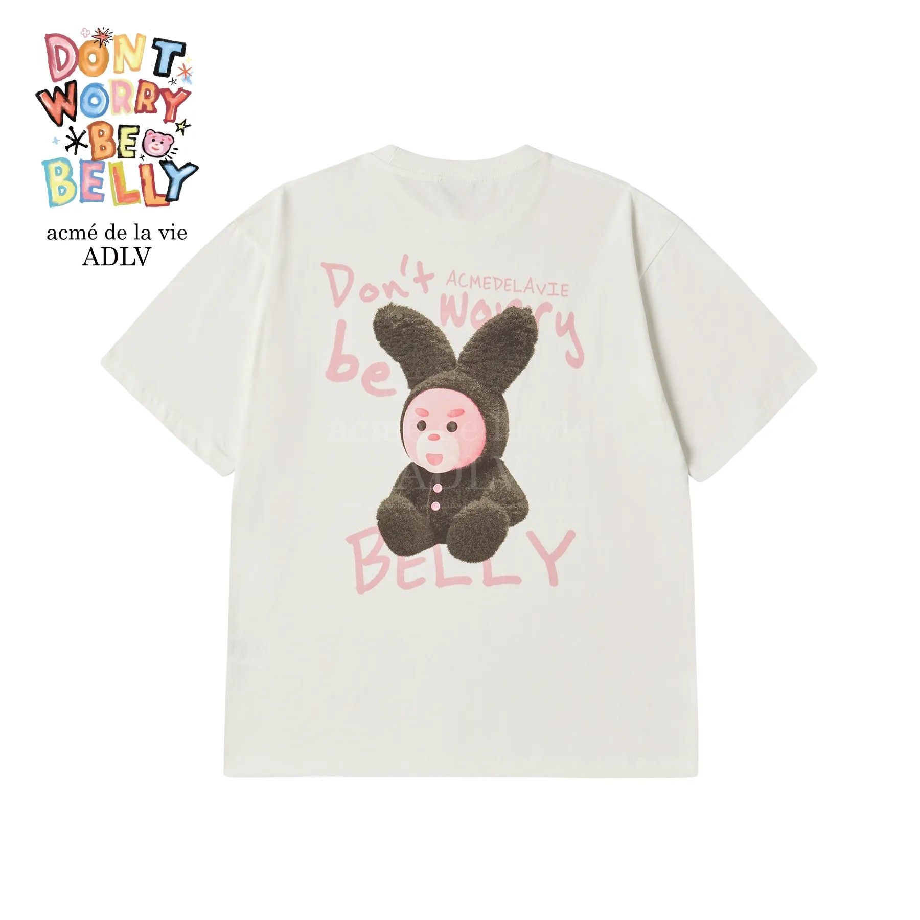 Áo thun ADLV - Acmé de la vie Rabbit Belly White