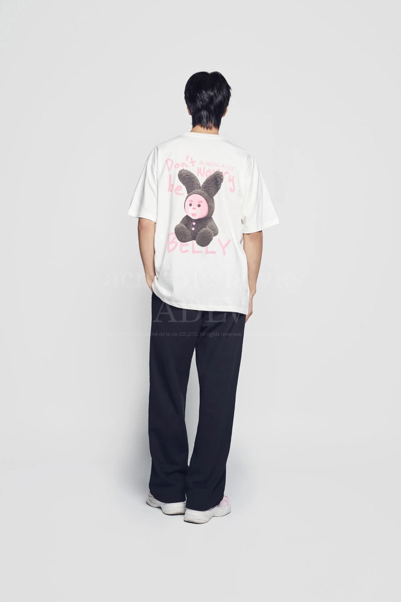 Áo thun ADLV - Acmé de la vie Rabbit Belly White