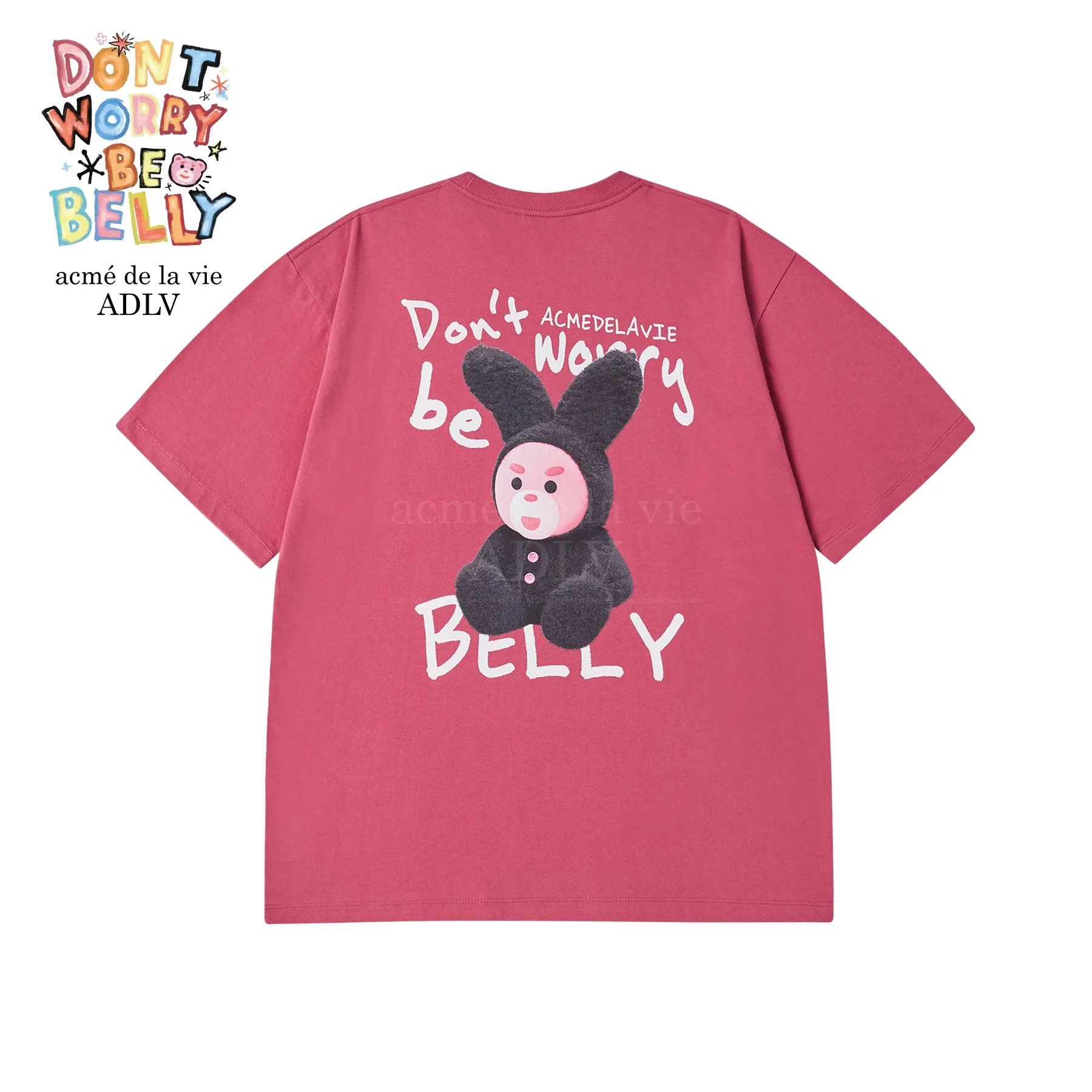 Áo thun ADLV - Acmé de la vie Rabbit Belly Pink