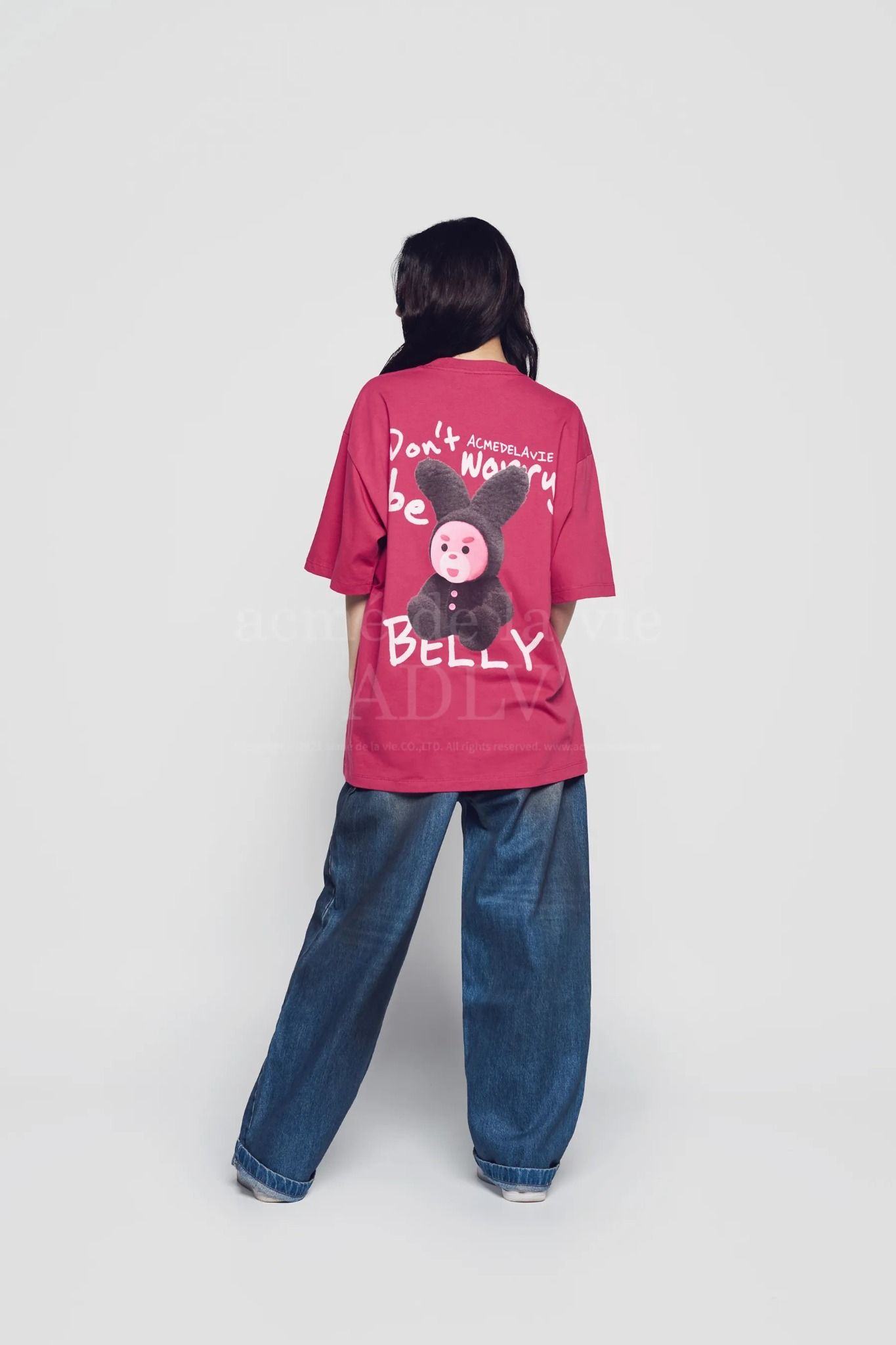 Áo thun ADLV - Acmé de la vie Rabbit Belly Pink