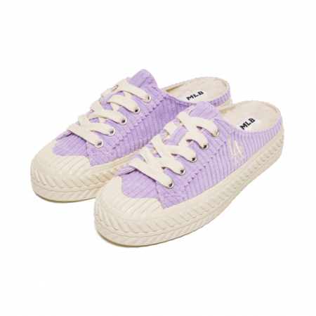  GIÀY MLB - Playball Corduroy Mule Purple - 3AMUUD116-07LDL 