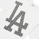  Áo thun MLB -  Illusion Mega Overfit LA Dodgers White - 3ATS60023-07WHS 