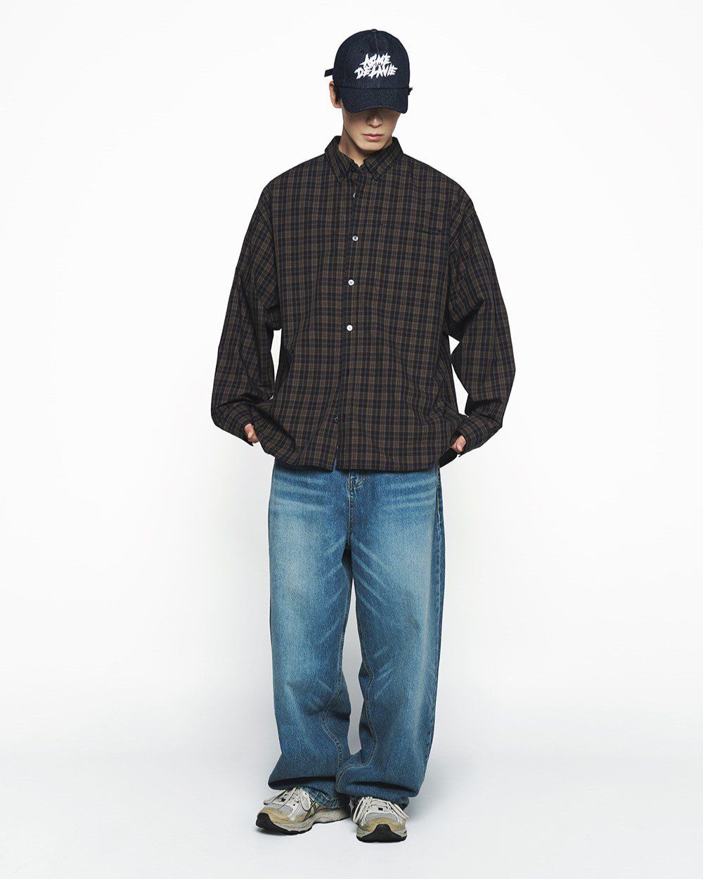 Nón ADLV - Acmedelavie Painting Point Denim Ball Cap Black