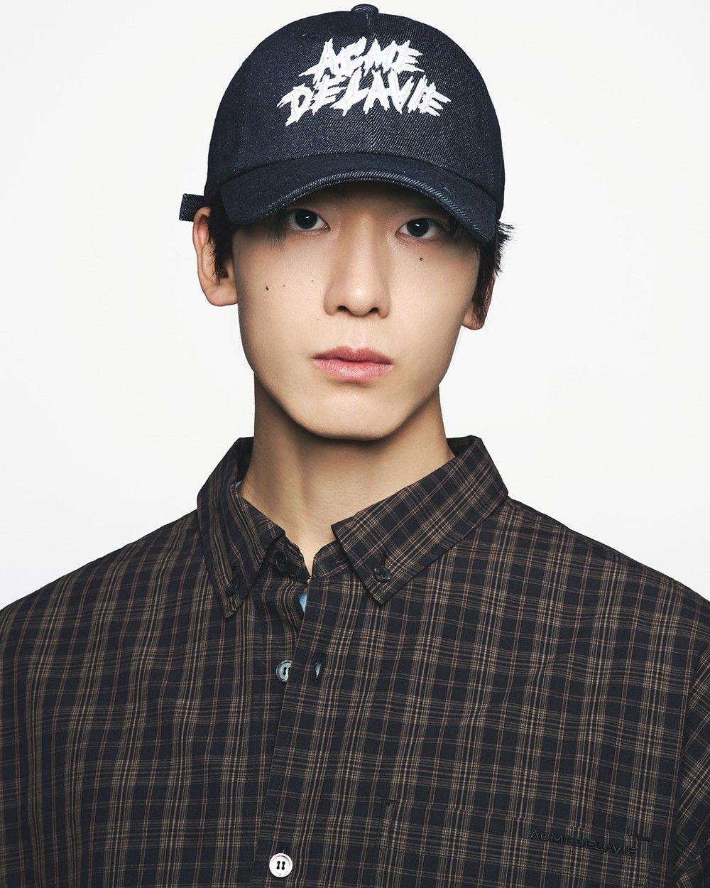 Nón ADLV - Acmedelavie Painting Point Denim Ball Cap Black
