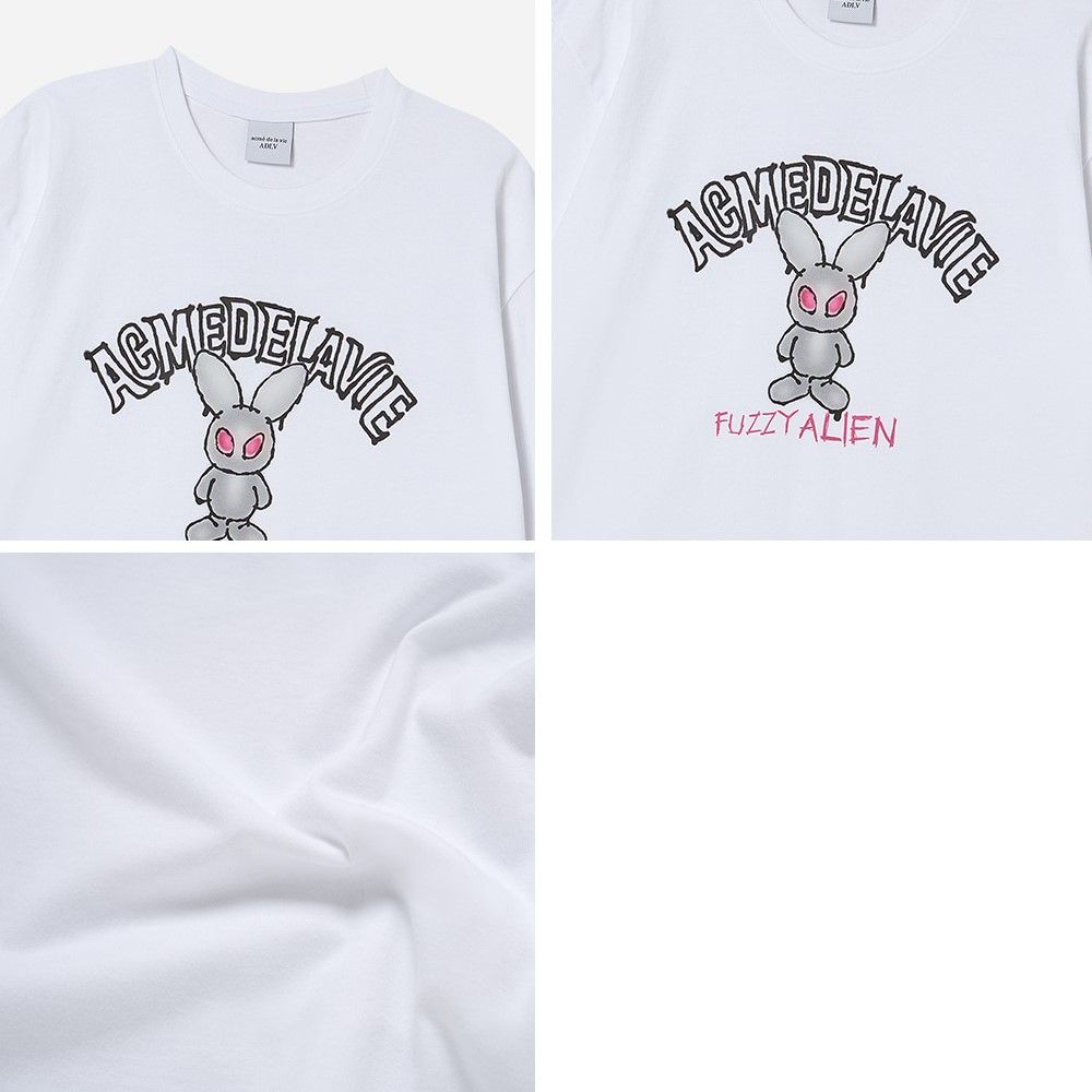 Áo thun ADLV - Acmé de la vie Blur Alien Short Sleeve T-shirt White