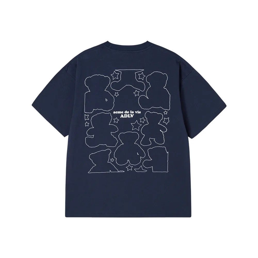 Áo thun ADLV - Acmé de la vie Bear Doll Line Archive Navy