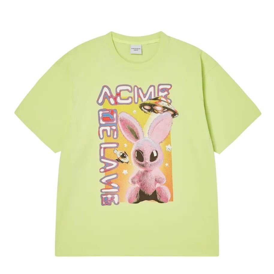 Áo thun ADLV - Acmé de la vie Real Alien Fuzzy Rabbit Yellow