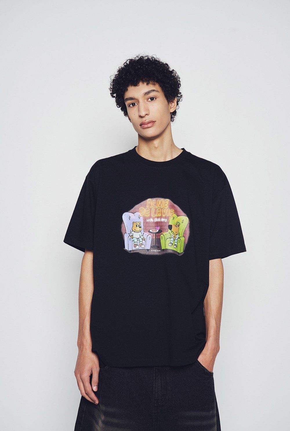 Áo thun ADLV - Acmédelavie Chill Guy AC Bear Chill Guy Short Sleeve T-Shirt