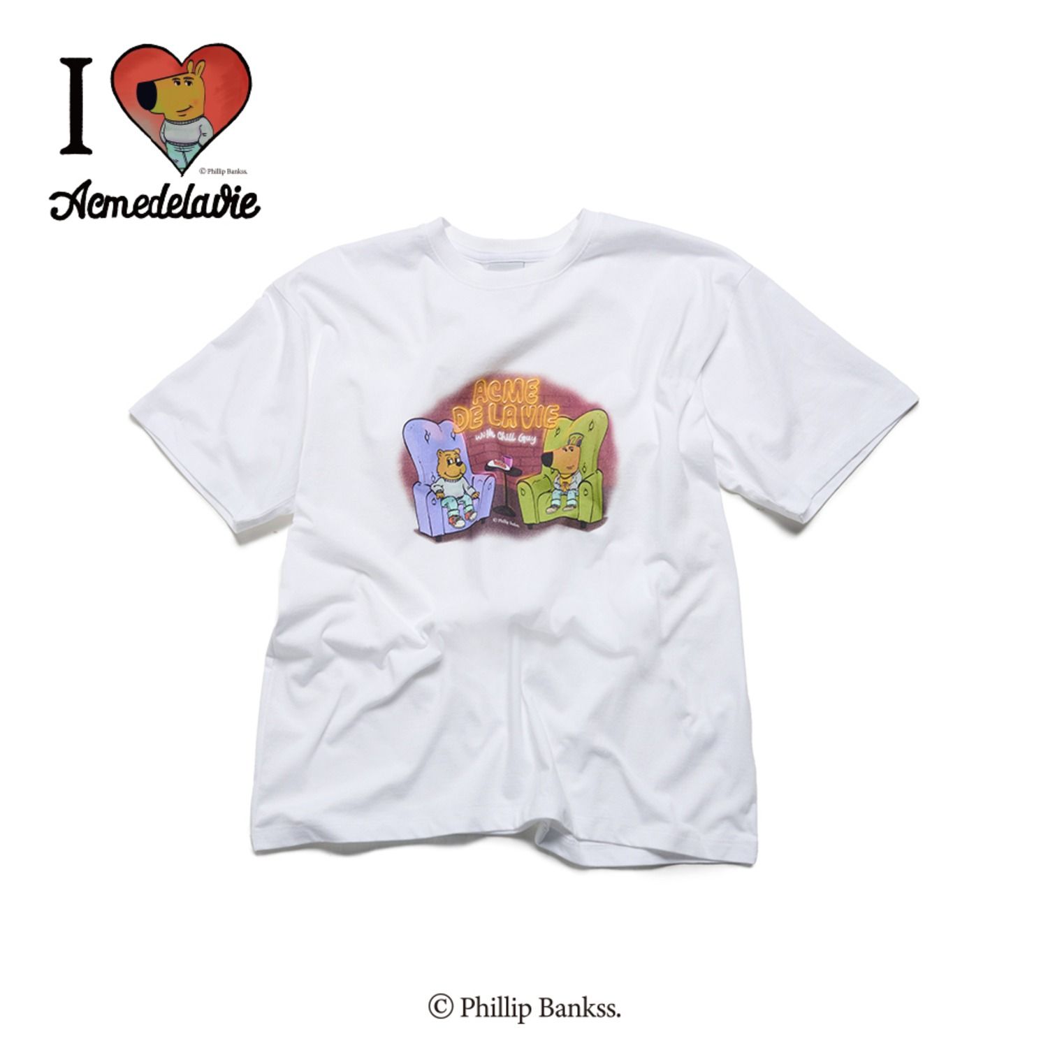 Áo thun ADLV - Acmédelavie Chill Guy AC Bear Chill Guy Short Sleeve T-Shirt