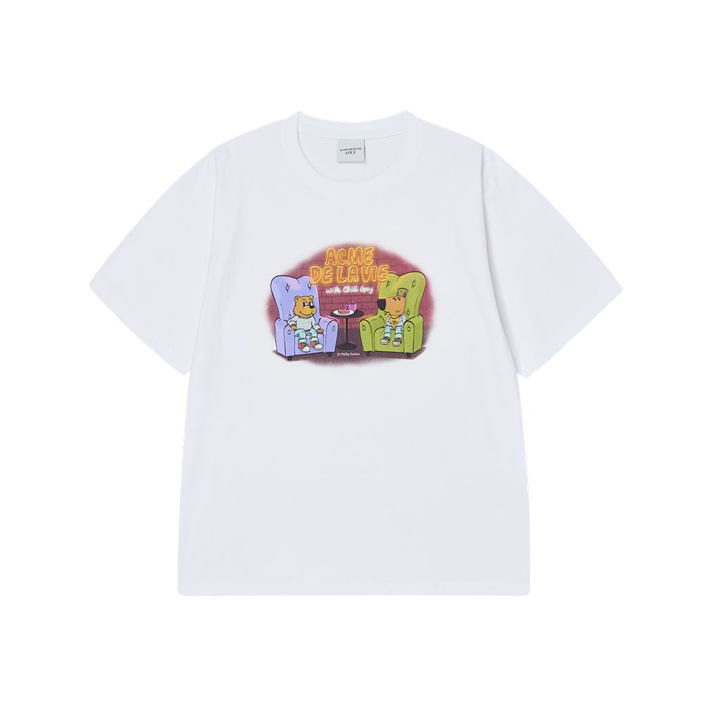 Áo thun ADLV - Acmédelavie Chill Guy AC Bear Chill Guy Short Sleeve T-Shirt