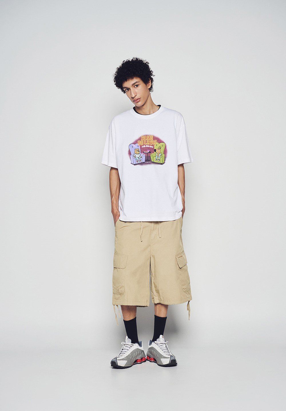 Áo thun ADLV - Acmédelavie Chill Guy AC Bear Chill Guy Short Sleeve T-Shirt