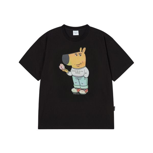 [ACME DE LA VIE] ユニセックス CHILL GUY DOUNUT SHORT SLEEVE ACME DE LA VIE] ユニセックス CHILL GUY DOUNUT SHORT SLEEVE