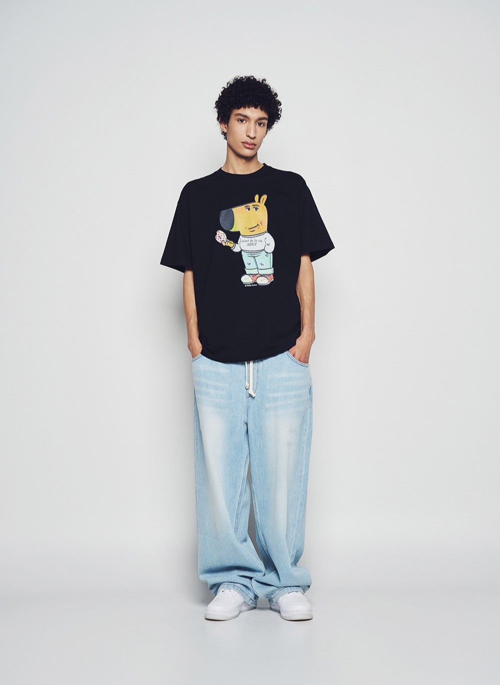 Áo thun ADLV - Acmédelavie Chill Guy Dounut Short Sleeve T-Shirt