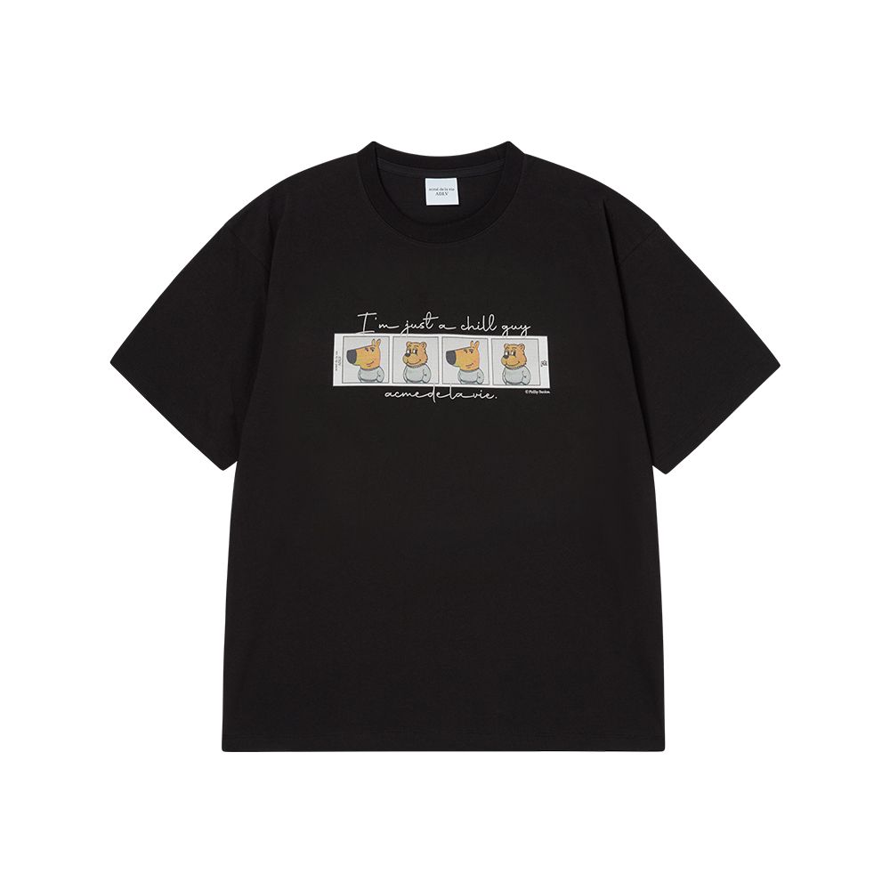 Áo thun ADLV - Acmédelavie Chill Guy Photo 4 Cut Short Sleeve T-Shirt