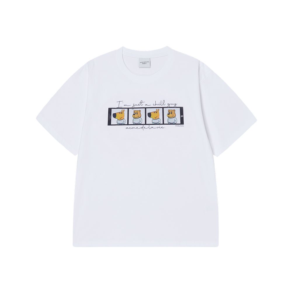Áo thun ADLV - Acmédelavie Chill Guy Photo 4 Cut Short Sleeve T-Shirt