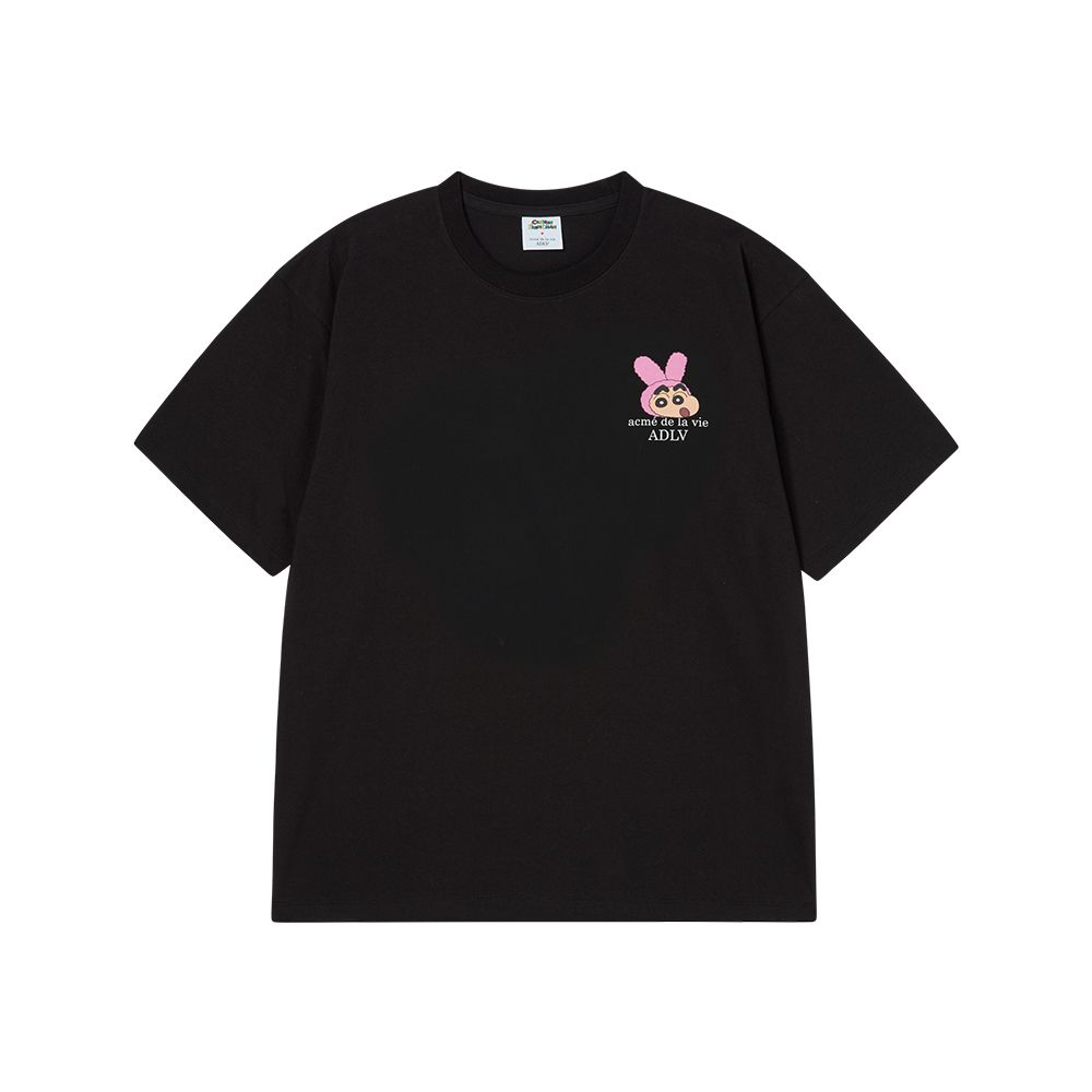 Áo thun ADLV - Acmédelavie Fuzzy Rabbit Shinchan Short Sleeve T-Shirt