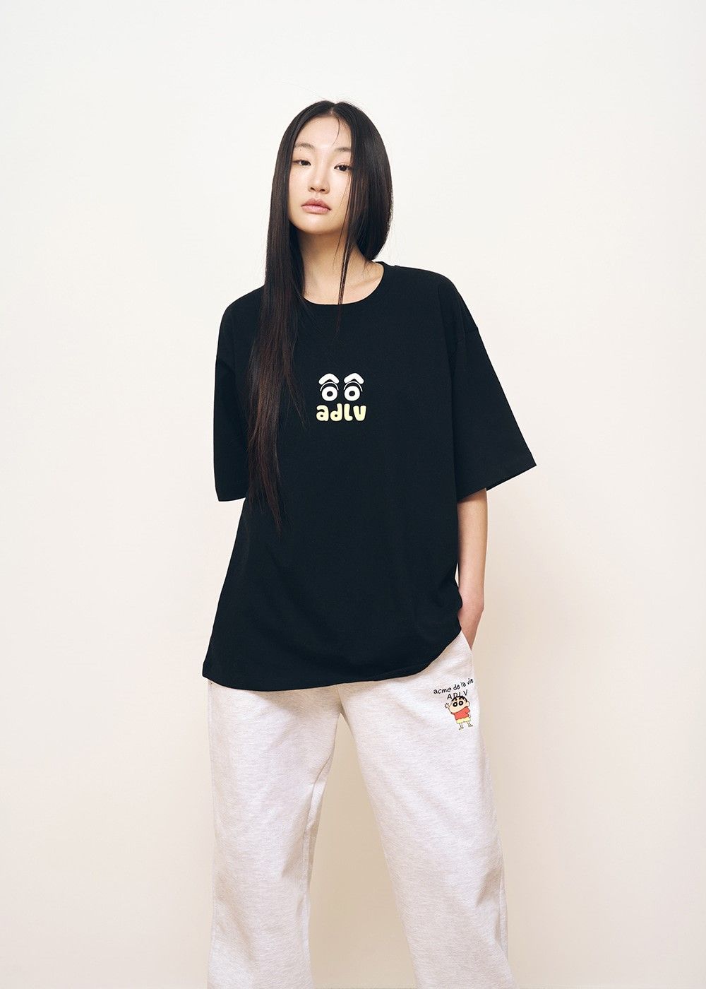 Áo thun ADLV - Acmédelavie Crayon Shinchan And Friends Short Sleeve T-Shirt