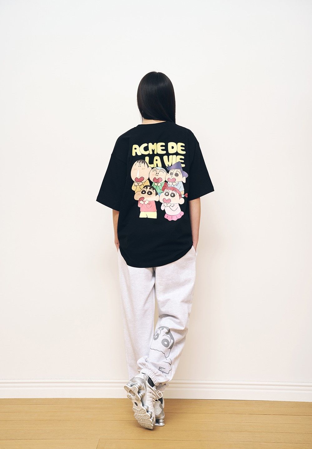 Áo thun ADLV - Acmédelavie Crayon Shinchan And Friends Short Sleeve T-Shirt