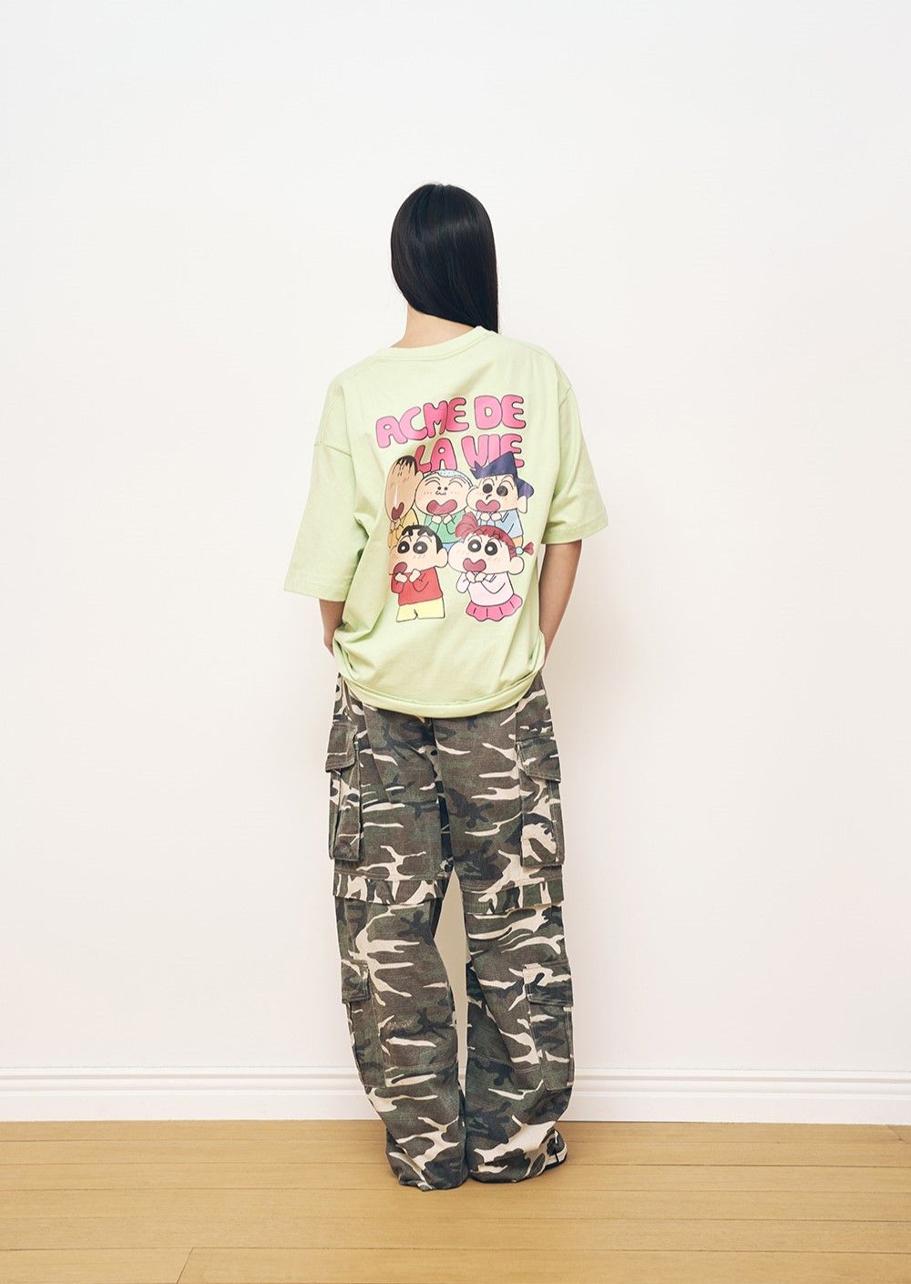 Áo thun ADLV - Acmédelavie Crayon Shinchan And Friends Short Sleeve T-Shirt