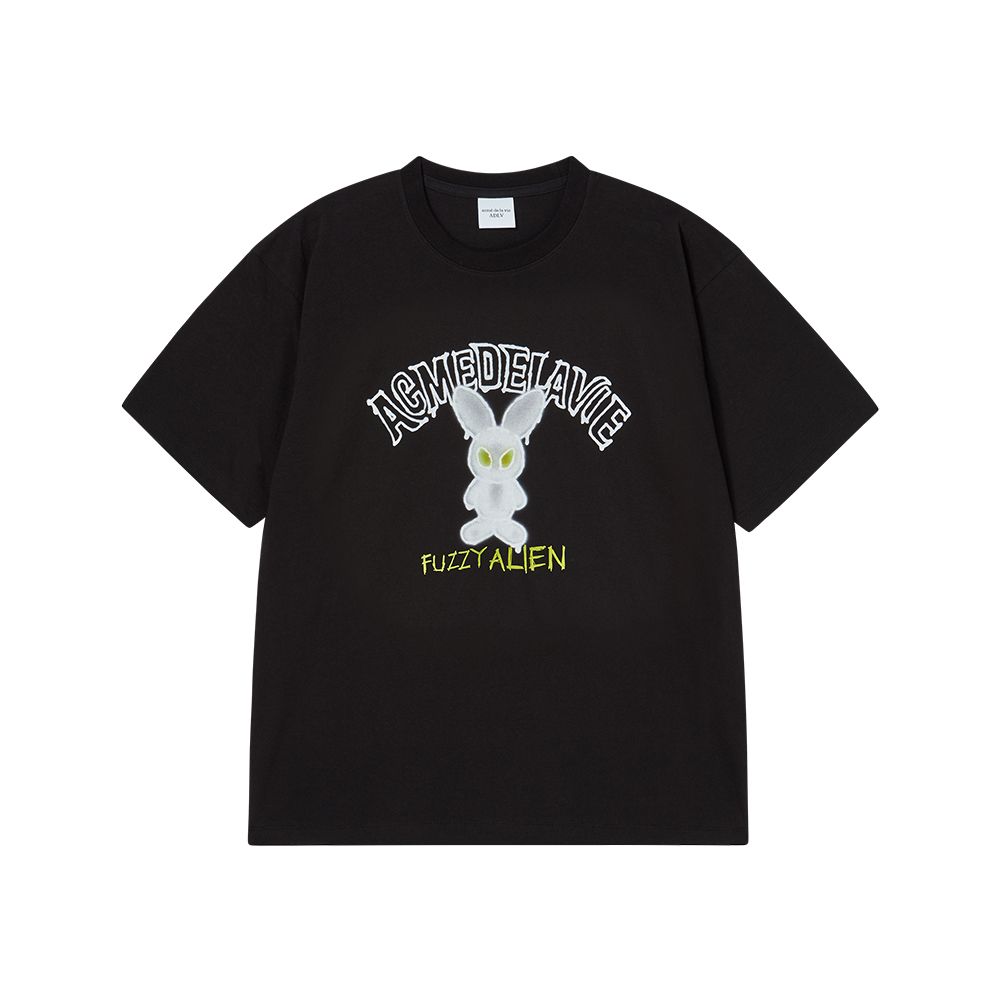 Áo thun ADLV - Acmé de la vie Blur Alien Short Sleeve T-shirt Black