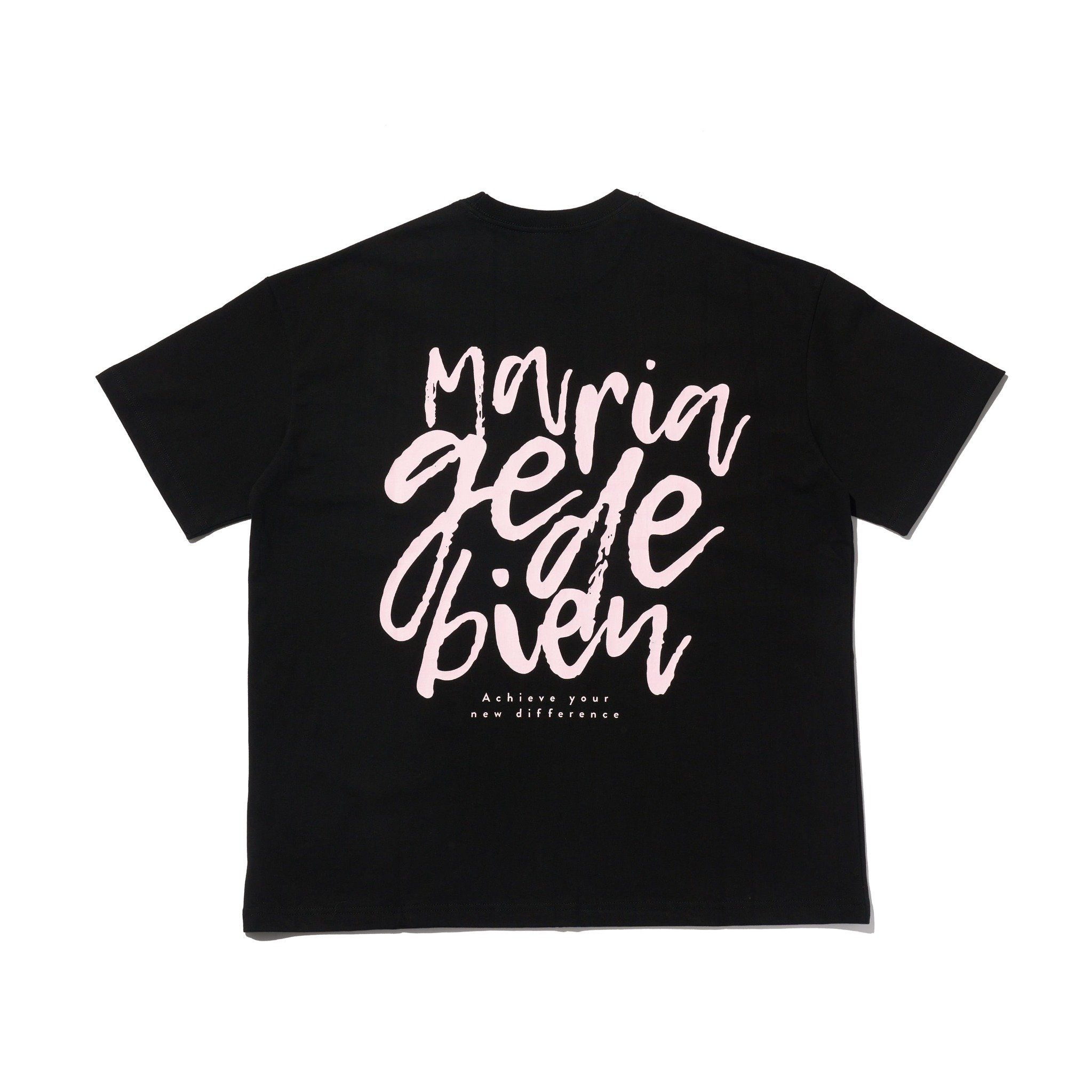 Áo thun Mariagedebien (MGDB) - Black/Pink T-shirt