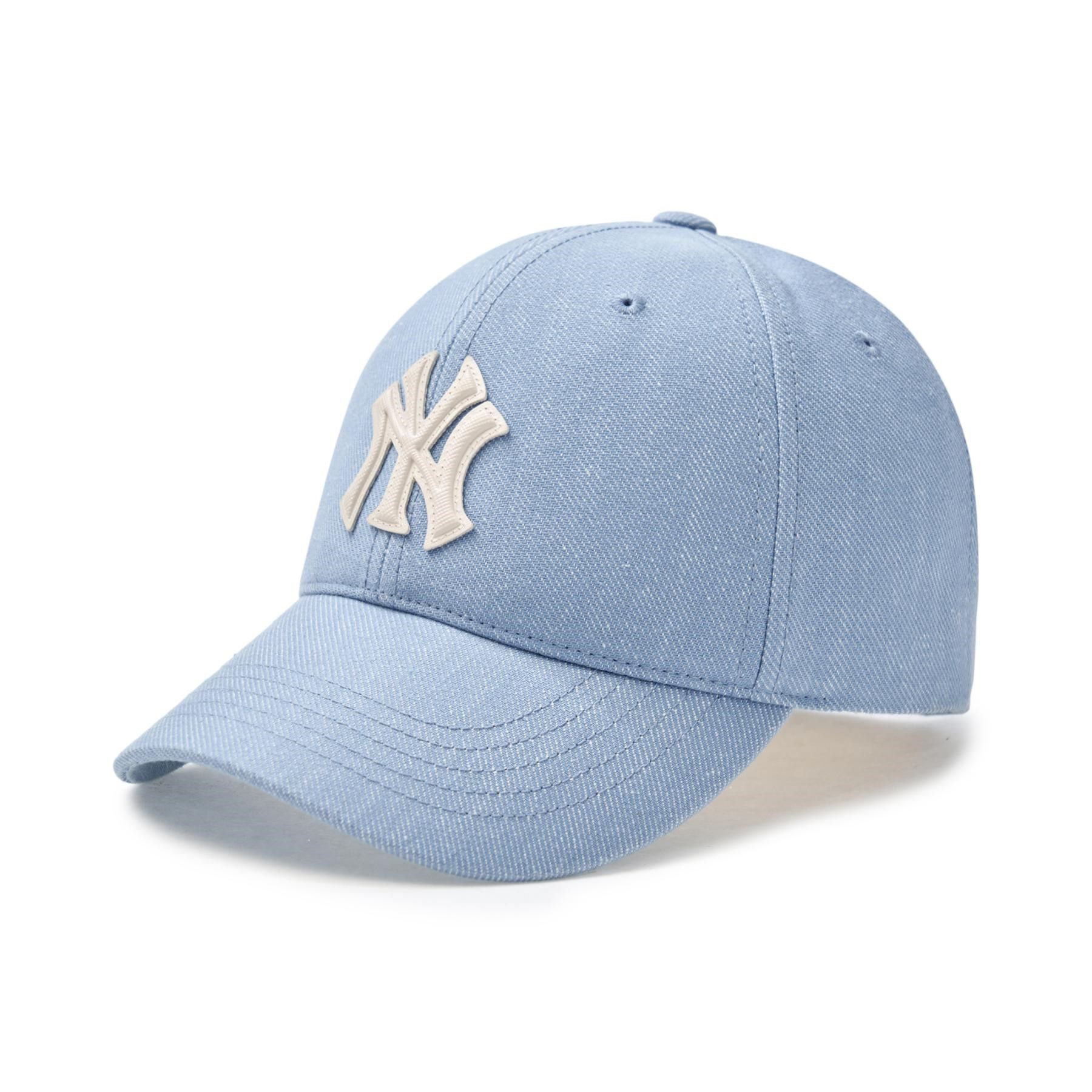 Nón MLB Korea - Denim New Structured Ball Cap New York Yankees - 3ACPD015N-50BLL
