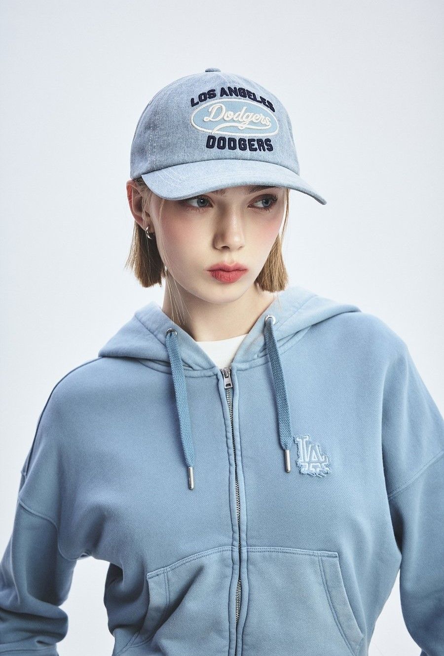 Nón MLB Varsity Vintage Oval Stitch Cursive Unstructured Ball Cap LOS ANGELES DODGERS - 3ACPV055N-07INL