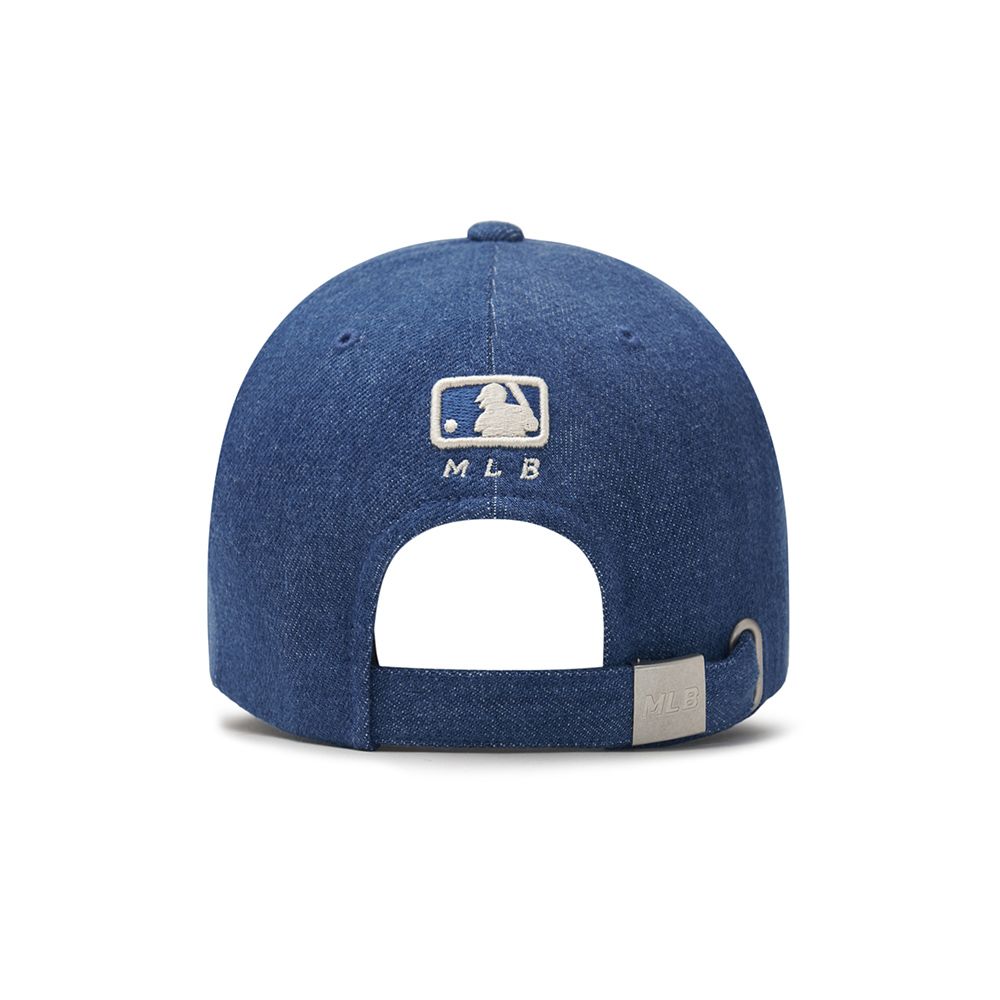 Nón MLB Korea - Varsity Culsive Lettering Denim LA Dodgers - 3ACPVD14N-07INS