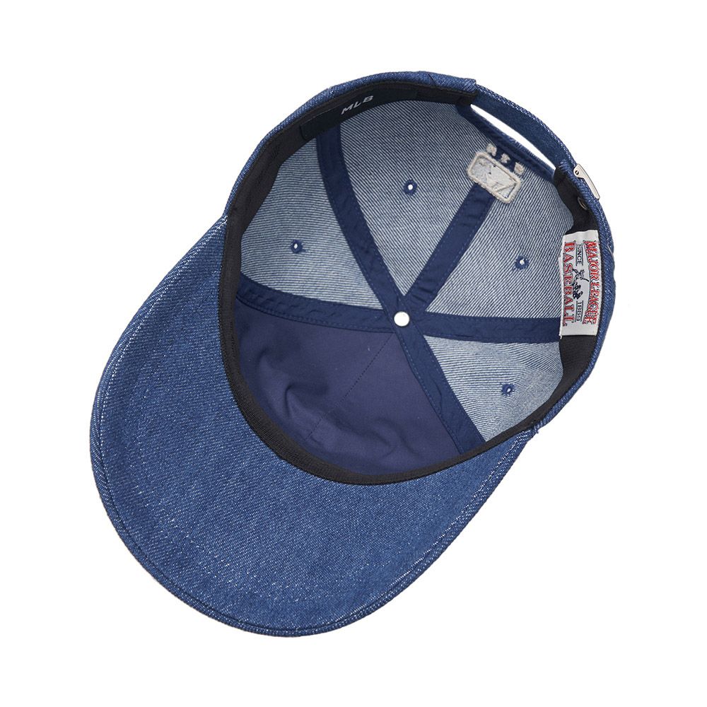 Nón MLB Korea - Varsity Culsive Lettering Denim LA Dodgers - 3ACPVD14N-07INS