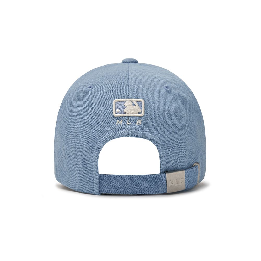Nón MLB Korea - Varsity Culsive Lettering Denim NY Yankees - 3ACPVD14N-50BLL