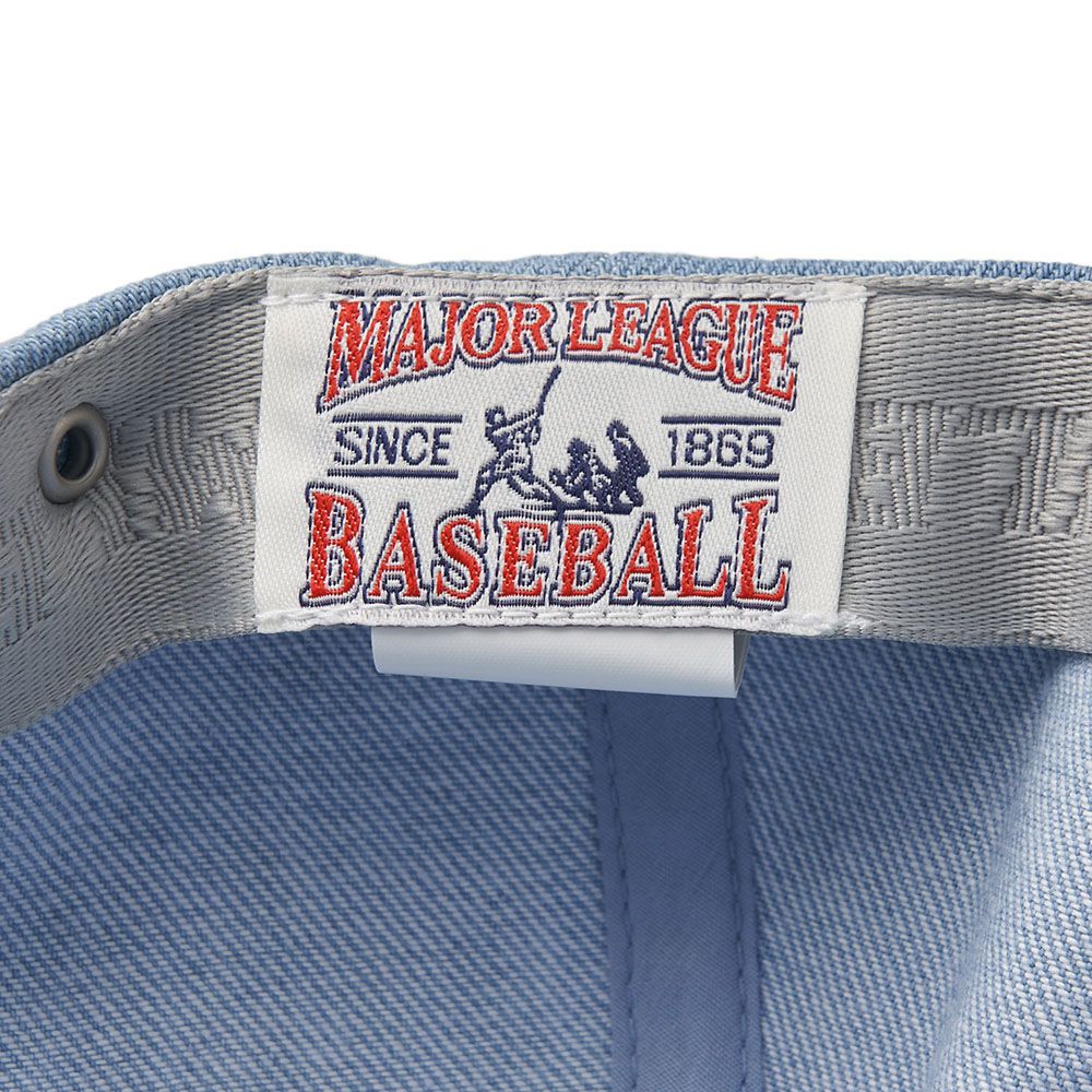 Nón MLB Korea - Varsity Culsive Lettering Denim NY Yankees - 3ACPVD14N-50BLL