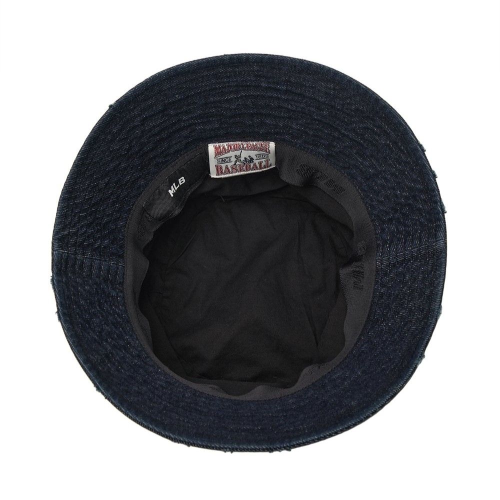 Nón Bucket MLB - Basic Coopers Denim Bucket Hat New York Yankees - 3AHTDS24N-50INS