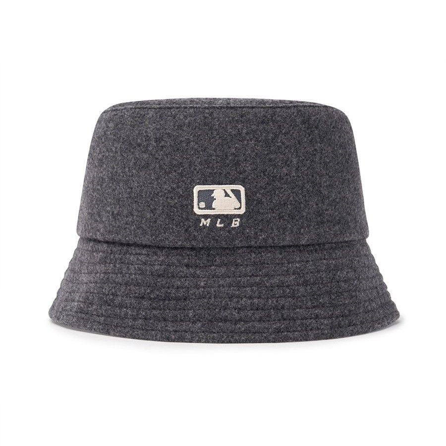 Nón Bucket MLB - Basic Wool Bucket Hat Cleveland Guardians - 3AHTW0146-45MGD